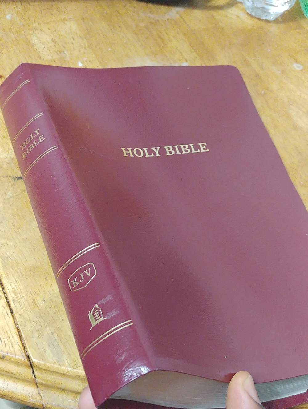 KJV Holy Bible Hardcover - Burgundy